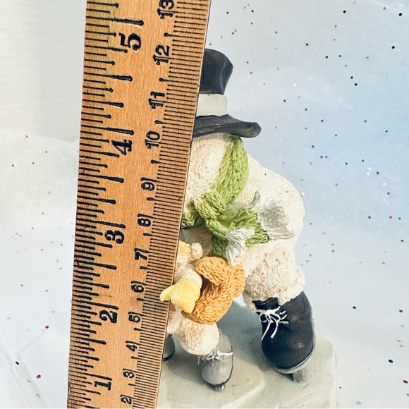 NFS Russ Berrie Snowman and Child Figurine - Hand painted Collectibles - Picture 8 of 9